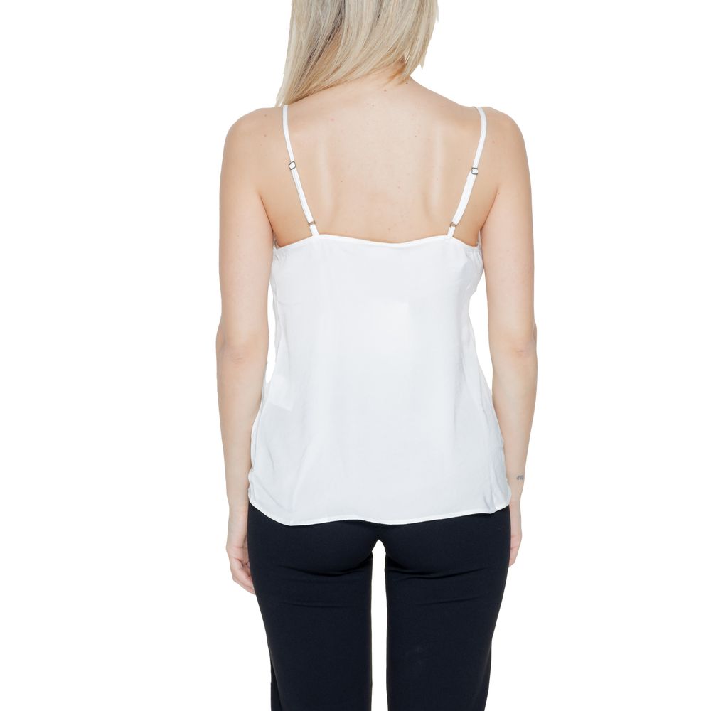 Jacqueline De Yong Weißes Polyester-Tanktop