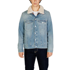 Tommy Hilfiger Jeans Lichtblauwe Katoenen Denim Jas
