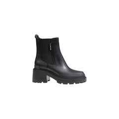 Tommy Hilfiger Jeans Black Leather Ankle