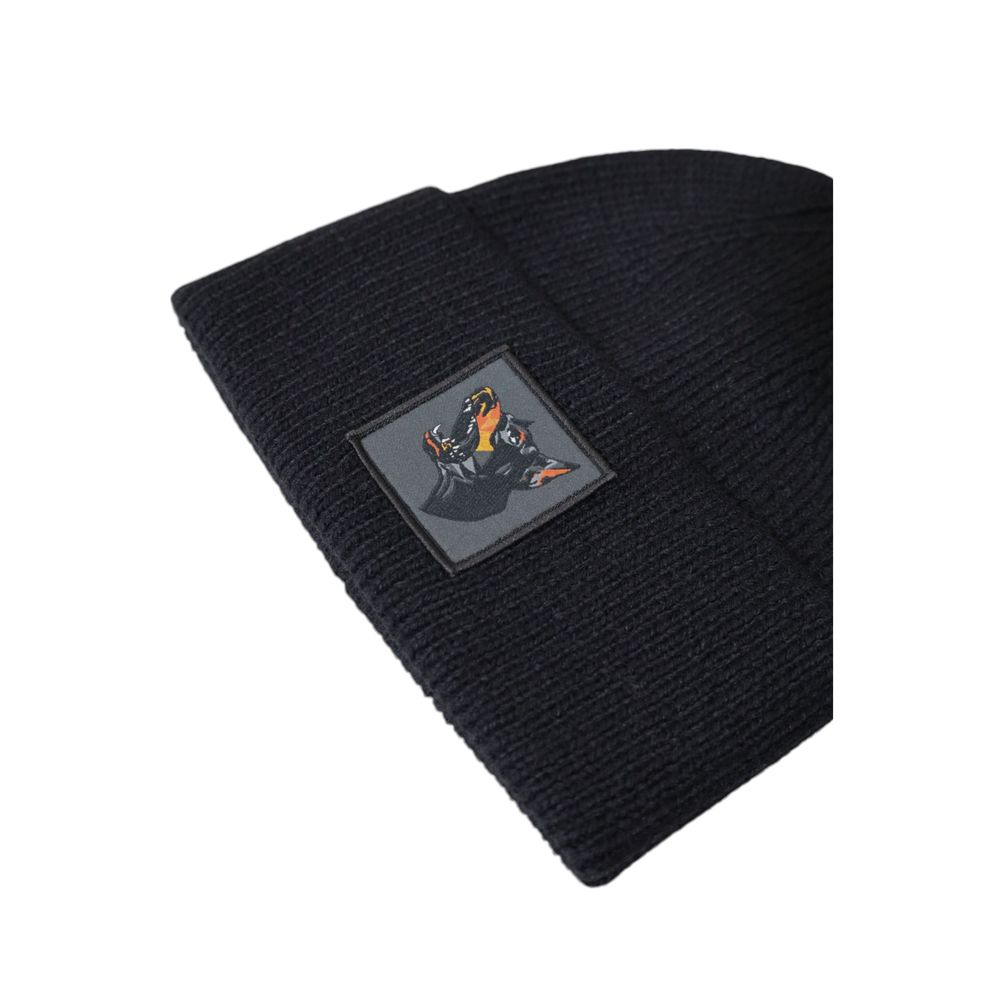 Antony Morato Zwarte Wollen Pet (Baseballpet)
