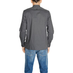 Antony Morato Hemd mit Muster aus grauer Baumwolle