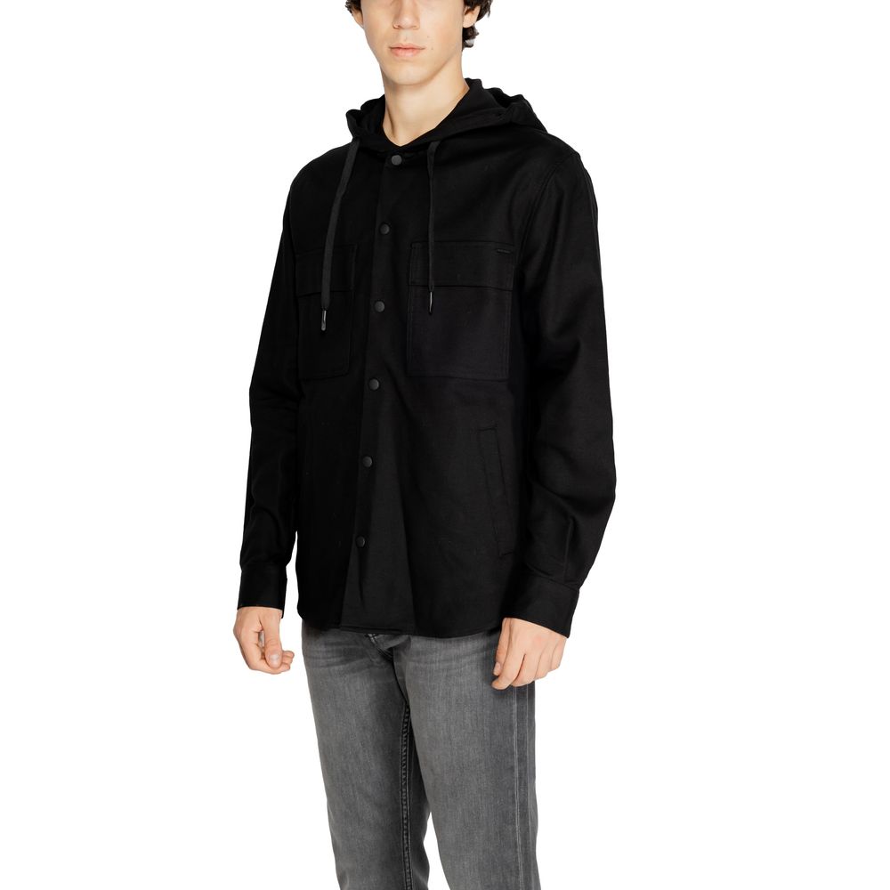 Antony Morato Zwarte katoenen shelljack
