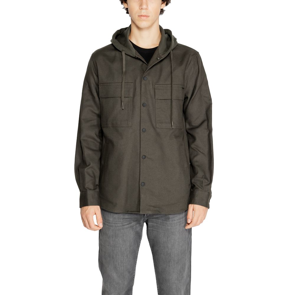 Antony Morato Grüne Jacke aus Baumwolle
