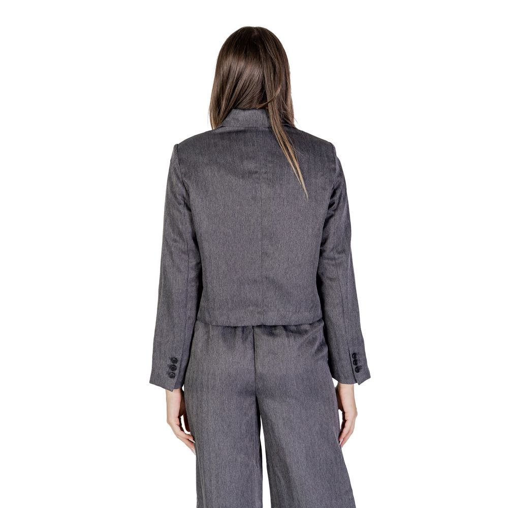 Jacqueline De Yong Grauer Polyester-Blazer