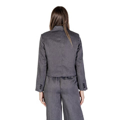 Jacqueline De Yong Grauer Polyester-Blazer