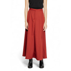 Vero Moda Rode Polyester Lange Rok