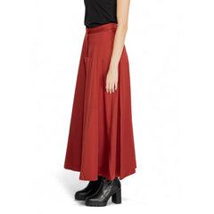 Vero Moda Rode Polyester Lange Rok