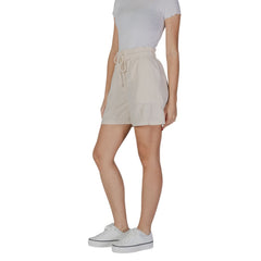 B.Young Beige Baumwoll-Shorts