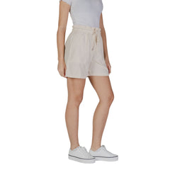 B.Young Beige Baumwoll-Shorts