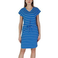 B.Young Blue Cotton Midi