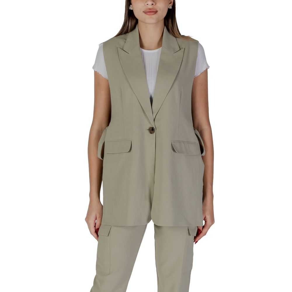 B.Young Grüne Polyester-Weste