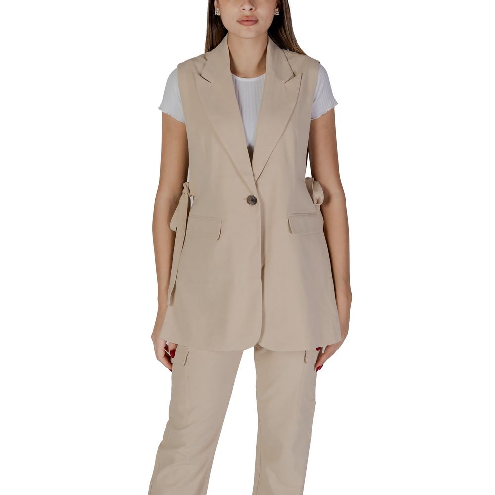 B.Young Beige Weste aus Polyester