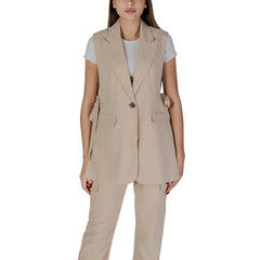 B.Young Beige Weste aus Polyester