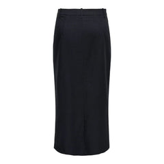 Jacqueline De Yong Grijze Polyester Lange Rok