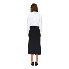 Jacqueline De Yong Grijze Polyester Lange Rok