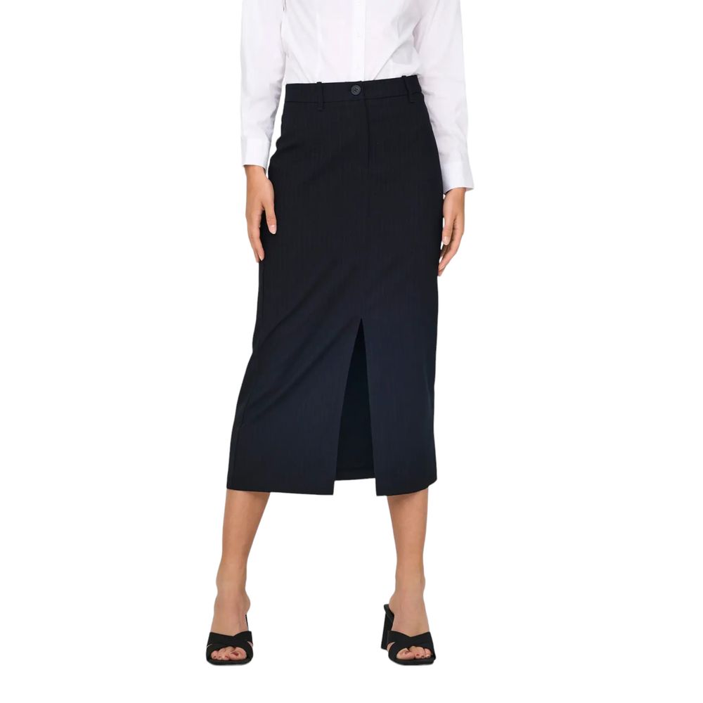 Jacqueline De Yong Grijze Polyester Lange Rok