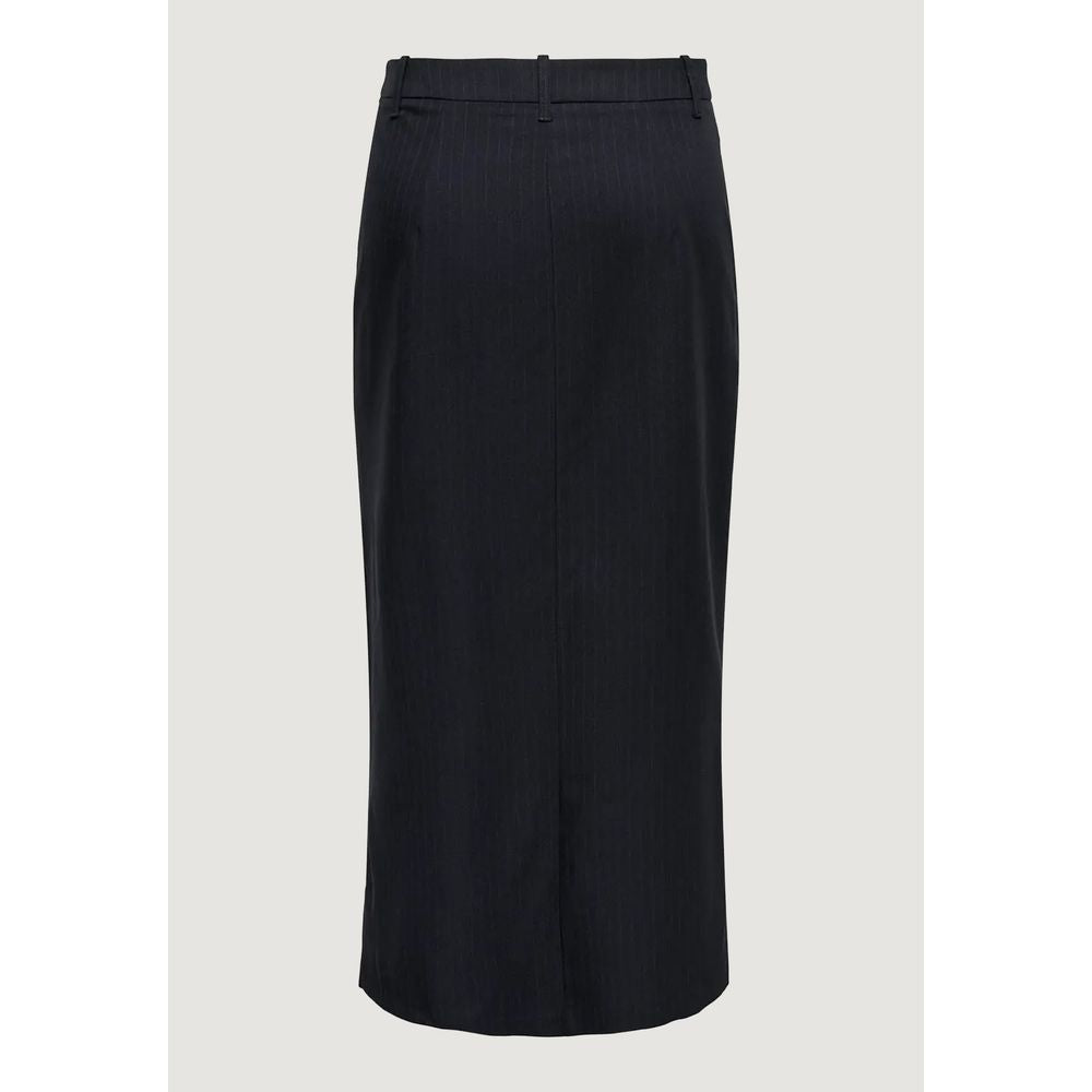 Jacqueline De Yong Grijze Polyester Lange Rok