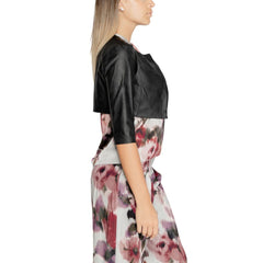 Rinascimento Cardigan aus schwarzem Polyethylen