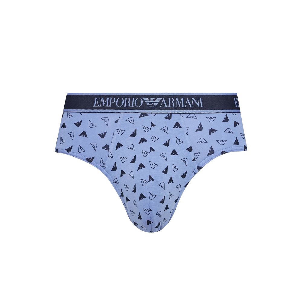 Emporio Armani Underwear Blaue Baumwollslips