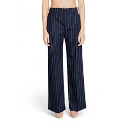 Rinascimento Blue Polyester Dress Pants