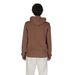 Underclub Hoodie aus brauner Baumwolle