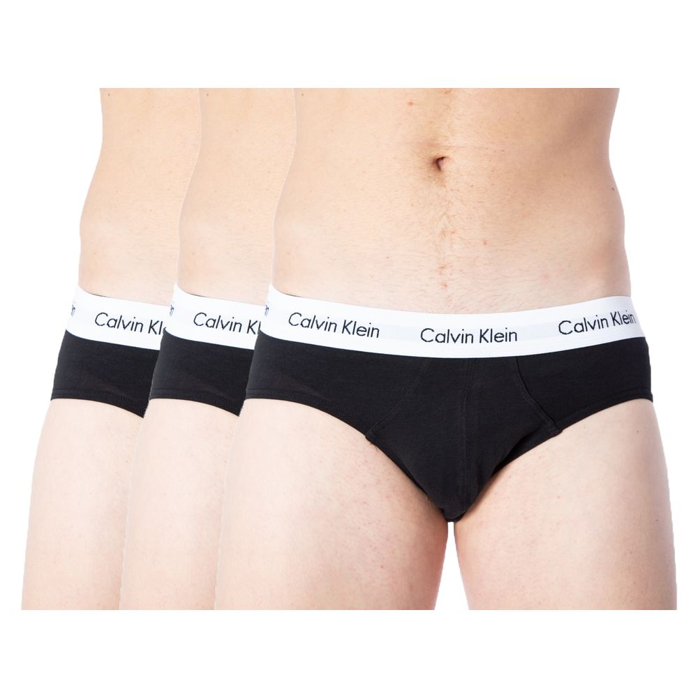 Calvin Klein Underwear Baumwoll-Slips Schwarz