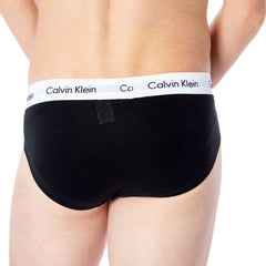 Calvin Klein Underwear Baumwoll-Slips Schwarz