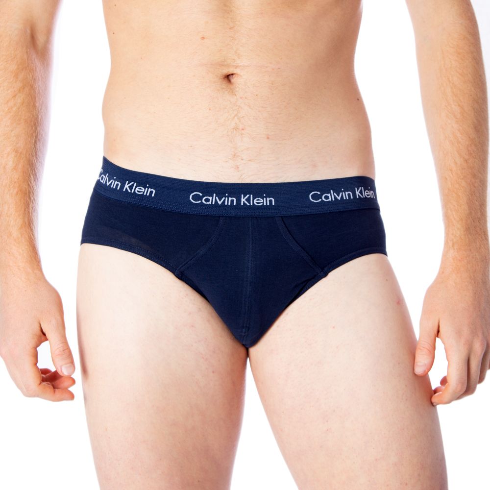 Calvin Klein Underwear Blaue Baumwollslips