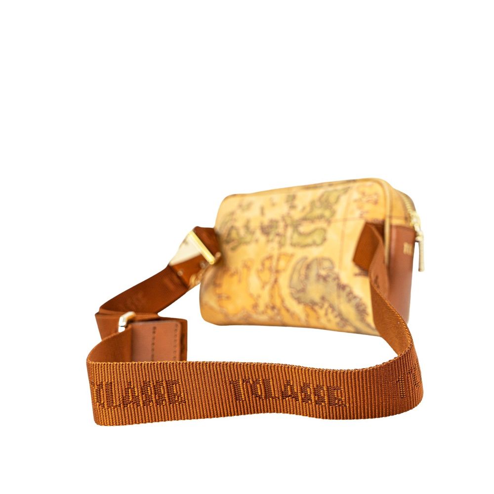 Alviero Martini Prima Classe Beige Leren Riemtas