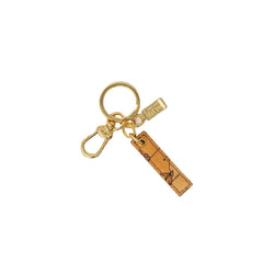 Alviero Martini Prima Classe Beige Leren Sleutelhanger
