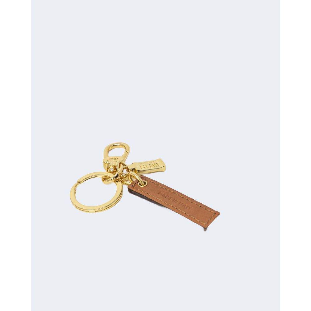 Alviero Martini Prima Classe Beige Leren Sleutelhanger