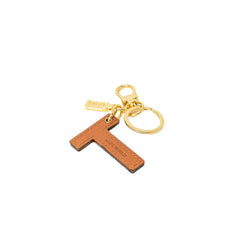Alviero Martini Prima Classe Beige Leren Sleutelhanger