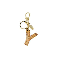 Alviero Martini Prima Classe Beige Kunstleer Sleutelhanger