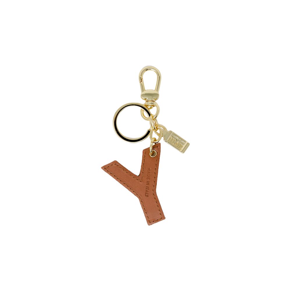 Alviero Martini Prima Classe Beige Kunstleer Sleutelhanger