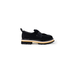 ASH Zwarte Leren Plateaupumps