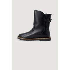 Birkenstock Stiefeletten aus schwarzem Leder