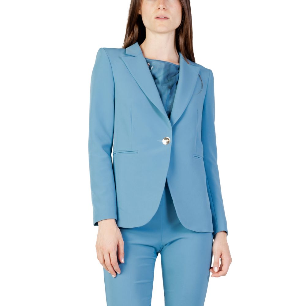 Rinascimento Türkiser Polyester-Blazer
