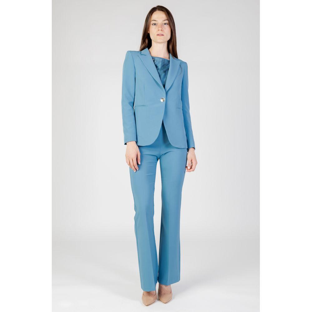Rinascimento Türkiser Polyester-Blazer