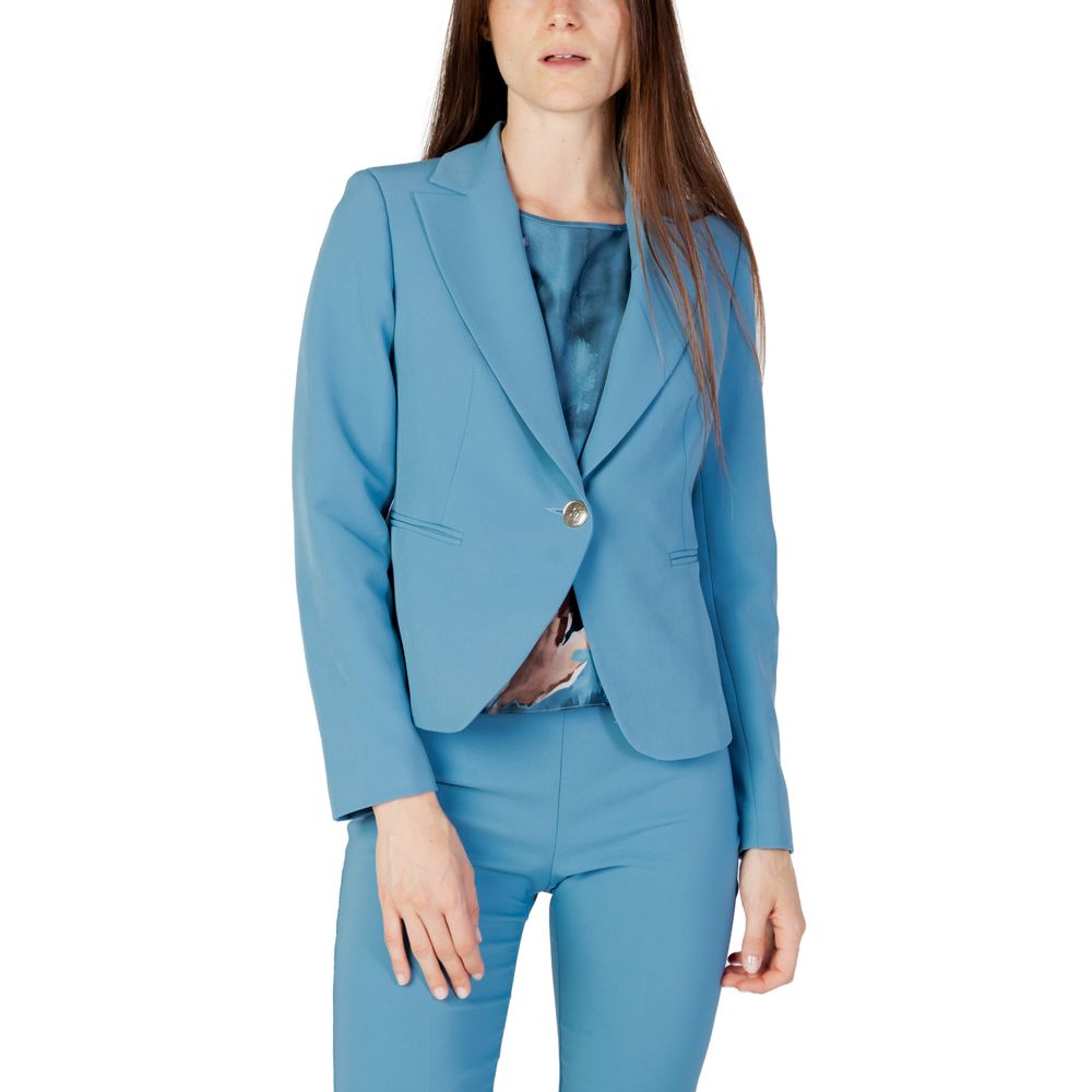 Rinascimento Türkiser Polyester-Blazer