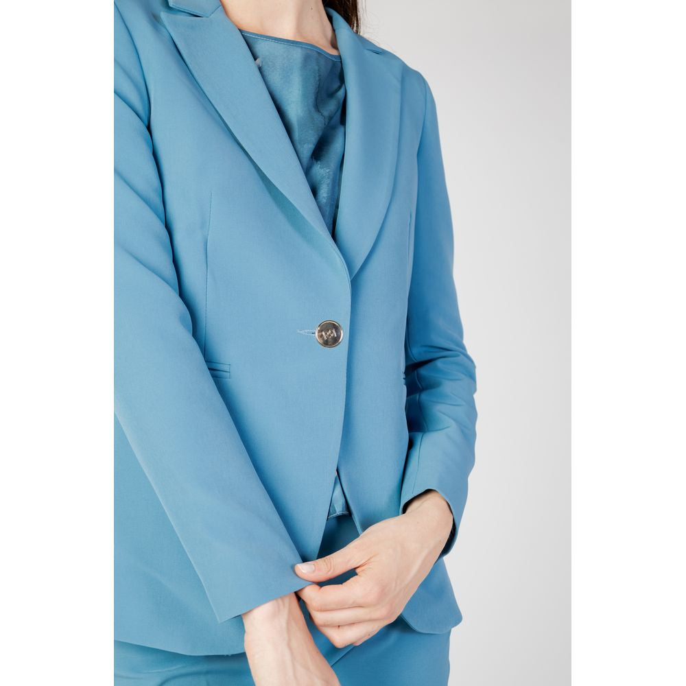 Rinascimento Türkiser Polyester-Blazer