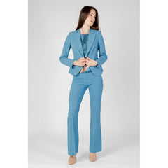 Rinascimento Türkiser Polyester-Blazer
