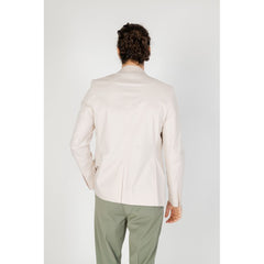 Antony Morato Cream Cotton Suit