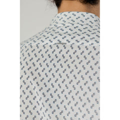 Antony Morato Wit Viscose Overhemd met Patroon
