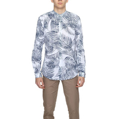 Antony Morato Blauw Katoenen Patroonoverhemd