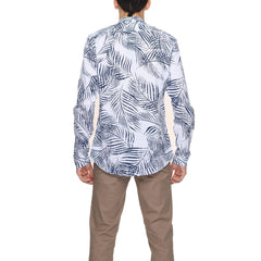 Antony Morato Blauw Katoenen Patroonoverhemd