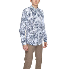 Antony Morato Blauw Katoenen Patroonoverhemd