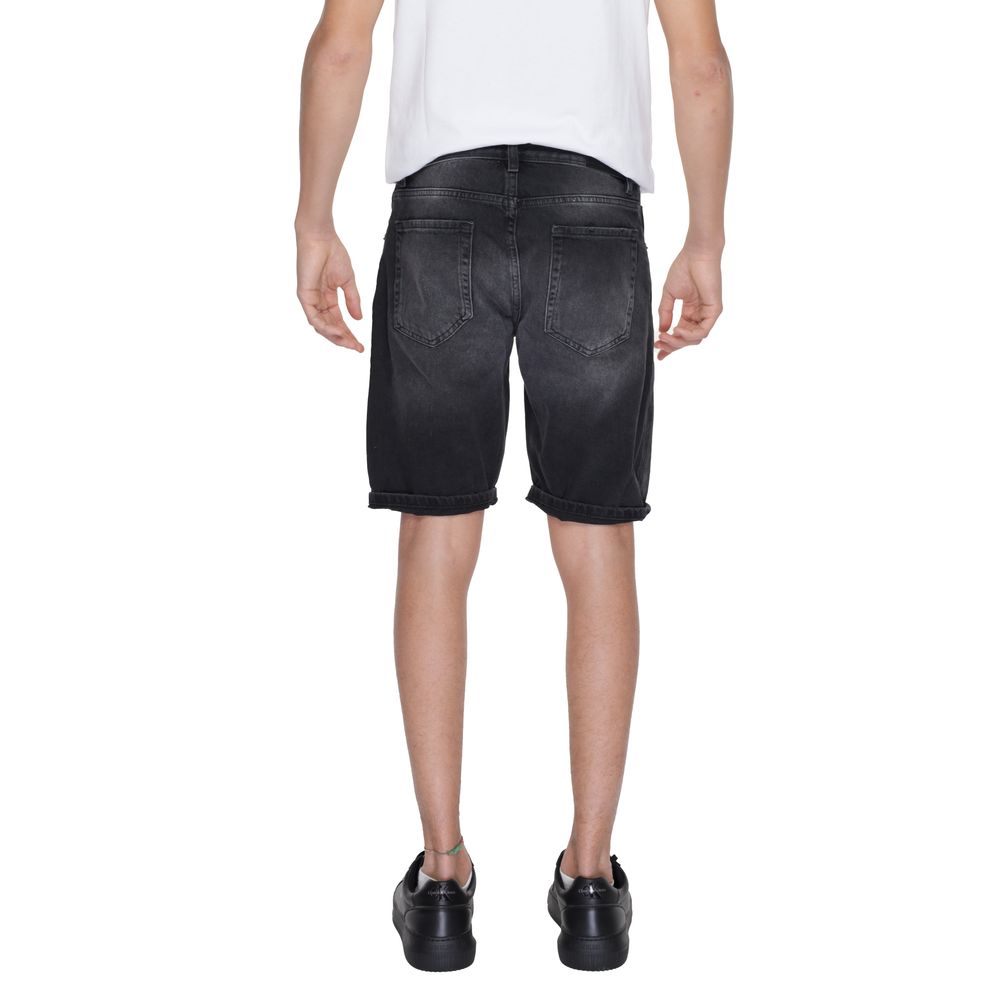 Antony Morato Zwarte Katoenen Bermudashorts