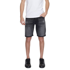 Antony Morato Zwarte Katoenen Bermudashorts