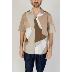 Only & Sons Brown Cotton Shortsleeve Shirt
