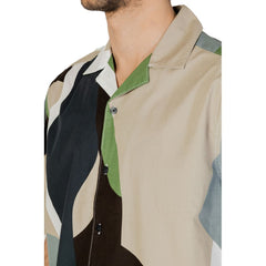 Only & Sons Bicolor Katoenen T-shirt met Korte Mouwen